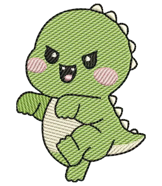 Matriz de Bordado Tiranossauro Rex Bebe